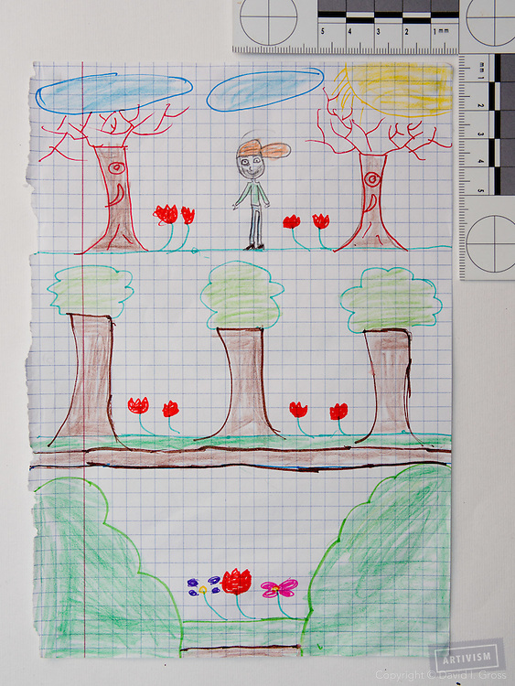 Gift to Khalid from Sidra, a girl at the Friendship school.
