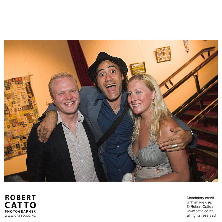 Charlie Bleakley;Taika Waititi at the Arts Foundation of New Zealand New Generation Awards at the St James Theatre, Wellington, New Zealand.<br />