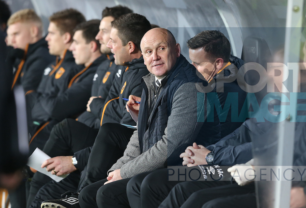 Mike Phelan manager of Hull City during the English Premier League match at the KCOM Stadium, Kingston Upon Hull. Picture date: December 30th, 2016. Pic Simon Bellis/Sportimage