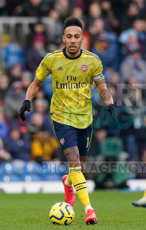Pierre-Emerick Aubameyang of Arsenal during the Premier League match at Turf Moor, Burnley. Picture date: 2nd February 2020. Picture credit should read: Andrew Yates/Sportimage