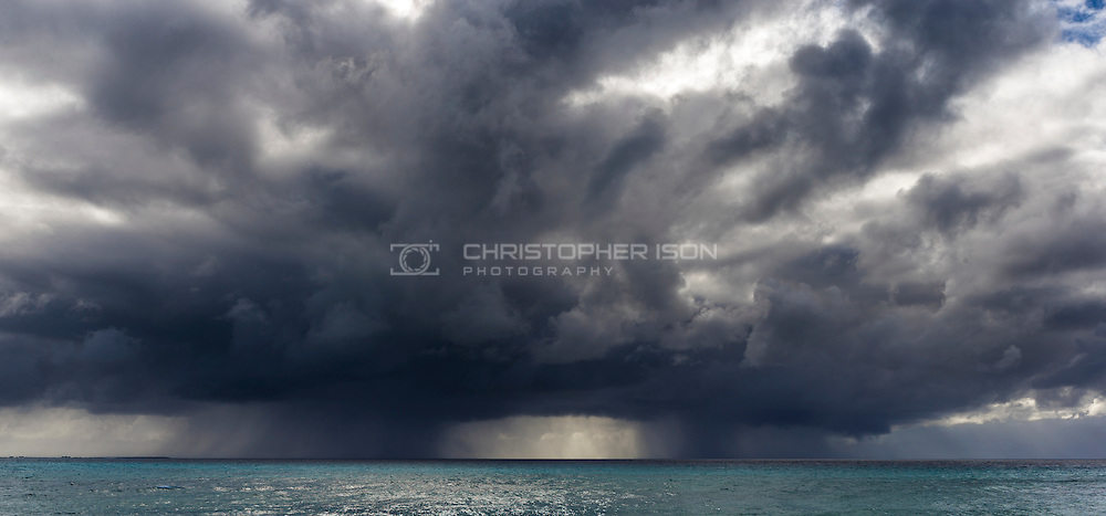 Approaching storm, Grand Turk, British Virgin Islands in the Caribbean.<br />
Picture date: Friday January 22, 2016.<br />
Photograph by Christopher Ison ©<br />
07544044177<br />
chris@christopherison.com<br />
www.christopherison.com
