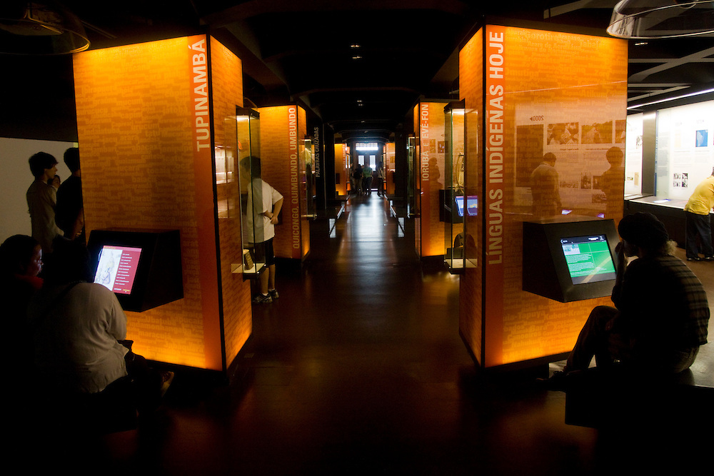 Sao Paulo_SP, Brasil...Museu da Lingua Portuguesa na Estacao da Luz, Sao Paulo...The Museum of the Portuguese Language in Luz Station, Sao Paulo...Foto: MARCUS DESIMONI / NITRO